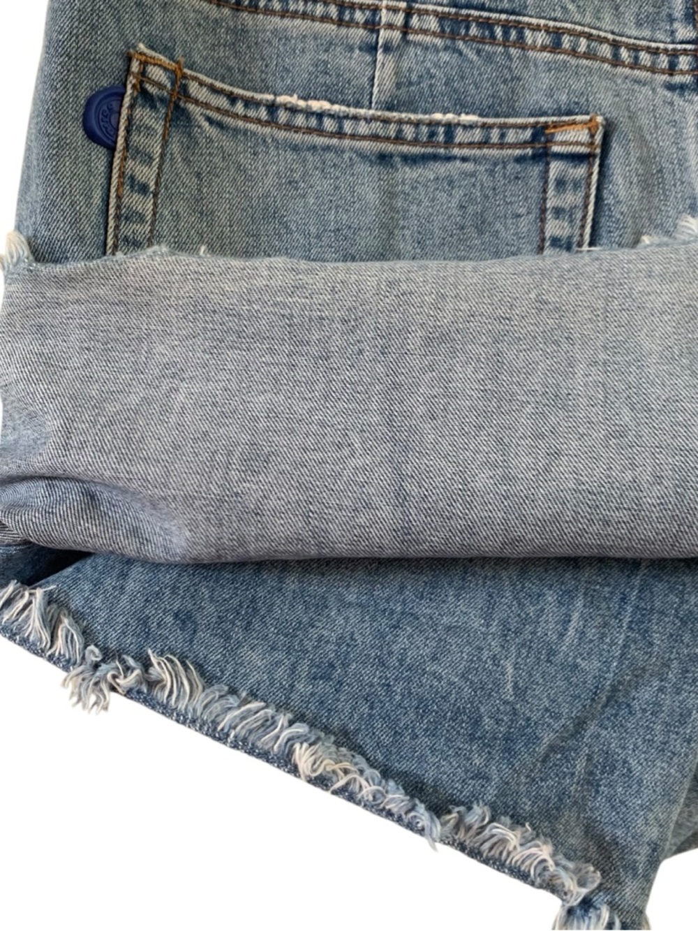 Archive Miss Sixty Denim Culotte Mini Skirt Y2K-Adjacent Button Front Size M 29 - Picture 6 of 16
